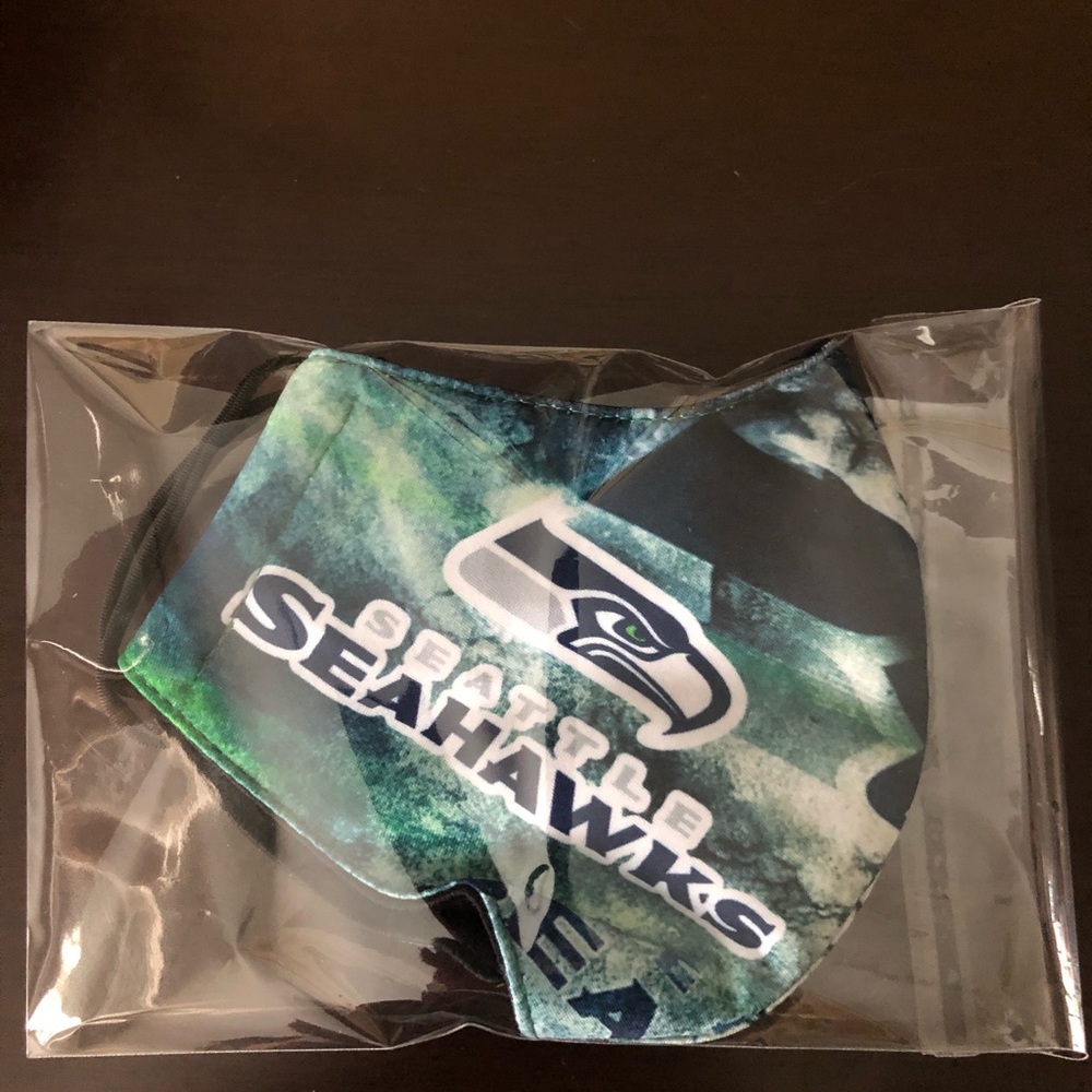 Qty of 2 NFL Seattle Seahawks Face Covers